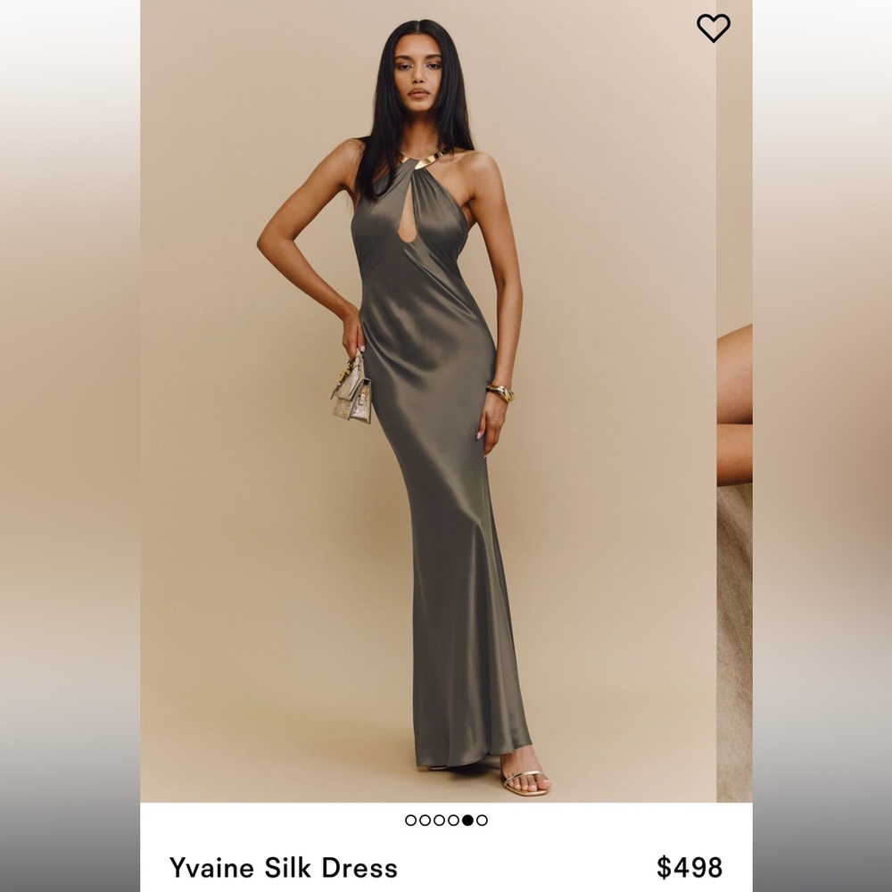 Reformation Yvaine Silk Dress